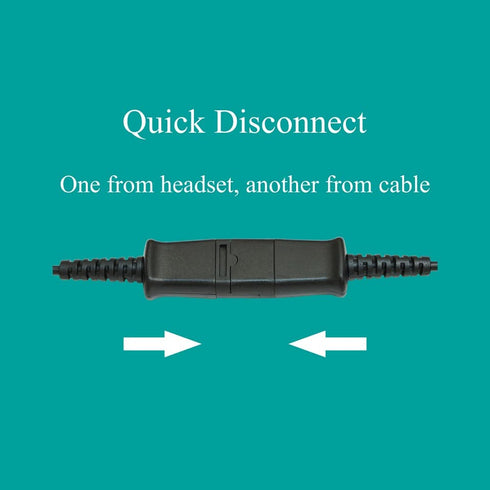 U10 Headset Adapter Cable Compatible Plantronics QD Quick Disconnect Headsets for Cisco IP Phone 68xx 78xx 88xx 89xx 99xx Series & Models 7960 796...