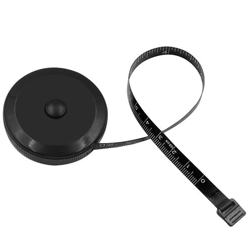 Black Tape Measure, Clothes Ruler, Gift Tape Measure, Mini Measuring Tape, Automatically Retractable Soft Reusable Plastic Ruler, Measuring Device...