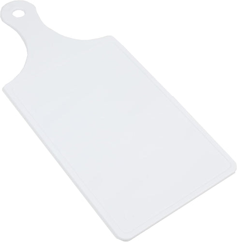 Chef Craft Plastic Cutting Board, 8 x 5 inch, 12 inch in length, White...