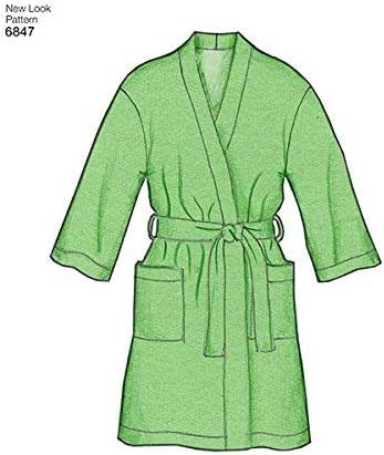 New Look Sewing Pattern 6847 Child Sleepwear, Size A (3-4-5-6-7-8)...