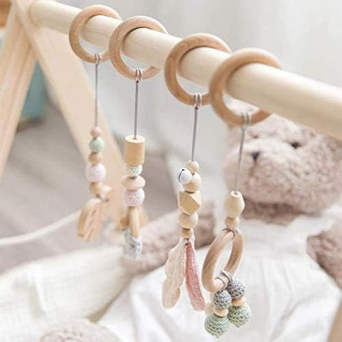 100 Pcs 5 Sizes Natural Wood Rings for Crafts, Unfinished Smooth Wooden Ring for Macrame, Wood Circles for Craft, DIY Ring Pendant and Connectors ...