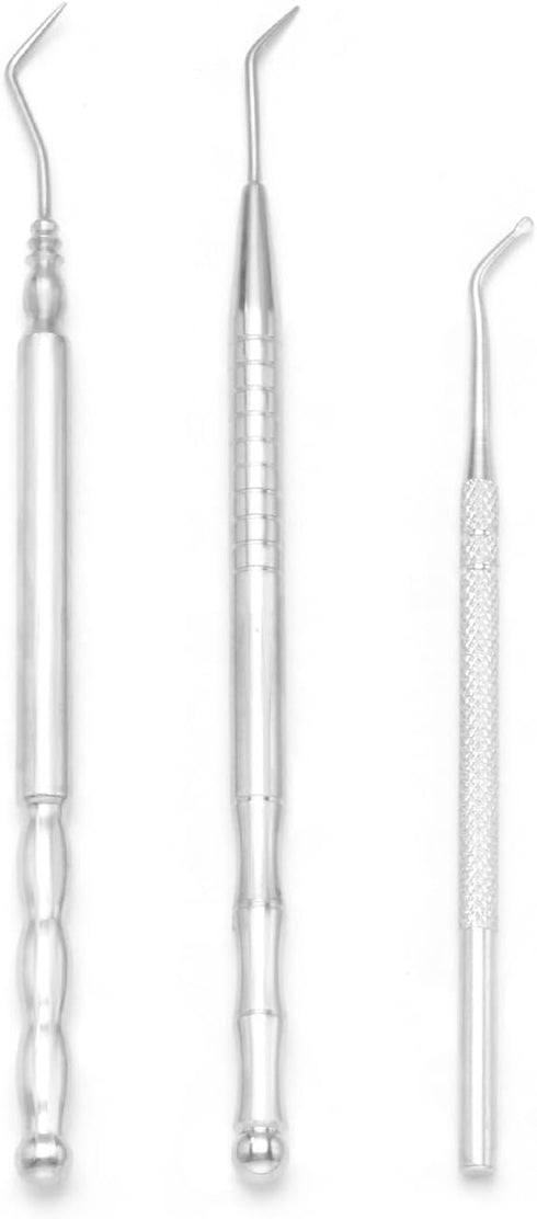 Professional Dental Tools Kit,10 PCS Teeth Cleaning Tools Set,Oral Care Kit with Tooth Pick, Tartar Scraper (Double Head and Single Head Picks Kit...