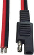 SAE Connector, 12AWG SAE Single Plug DC Quick Disconnect Power Extension Cable with Polarity Reverse Adapter for Motorcycles, Solar Panels, Cars, ...