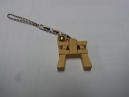 shrine Kyoto Japanese Amulet OMAMORI Good luck charm WOOD TORI...