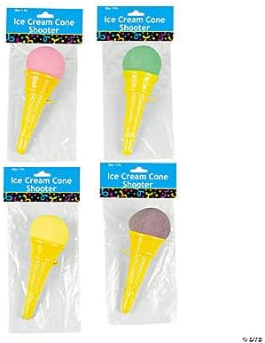 Fun Express Ice Cream Cone Shooters Toys - VBS Vacation Bible School Supplies/Décor- Set of 12 Party Supply and Classic Novelty Toys...