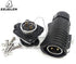 XHP20 30A IP67 2Pin Waterproof Aviation Cable Connector Plug and Socket,LED Light Power Cable Connector,Fit RV Solar Port (2Pin, Plug male &Socket...