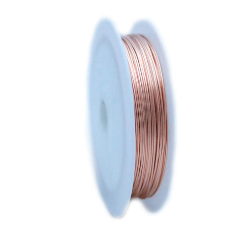 21 Gauge, 99.9% Pure Copper Wire (Square) Half Hard CDA #110 Made in USA - 25FT by CRAFT WIRE...