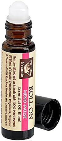 Fabulous Frannie Meno-Pause Essential Oil Blend Roll On 10ml Made with Copiaba, Frankincense, Peppermint, Bergamot & Clove Essential Oils, Wild Ya...