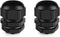Cable Gland 2 Pack 1" NPT Waterproof Adjustable Connector Strain Relief Cord Connectors Joints Nylon with Gaskets…...