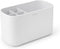 Brabantia Renew Bathroom Caddy (White) - Compartments for Toothbrushes, Toothpaste, Soap etc - Nonslip Base and Drainage Holes...