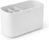 Brabantia Renew Bathroom Caddy (White) - Compartments for Toothbrushes, Toothpaste, Soap etc - Nonslip Base and Drainage Holes...