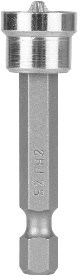 Screwdriver Bit, PH2 Drywall Screw Setters, 2 Inch, 6 Pieces, Transparent plastic case...