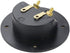 Black Speaker Box Terminal Cup Round 2 Way Binding Post Power Plates Speaker Terminal Wire Cup Box Brass Plate Push Spring Cup Connector with Moun...