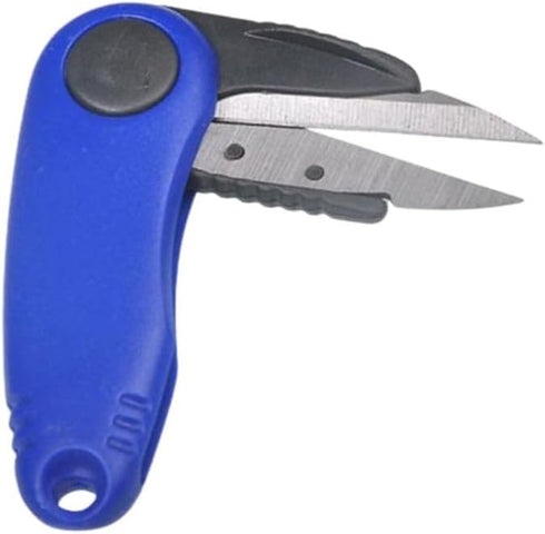 Craft County Foldable Stainless Steel Crafting Scissors – Precise and Portable (Blue)...