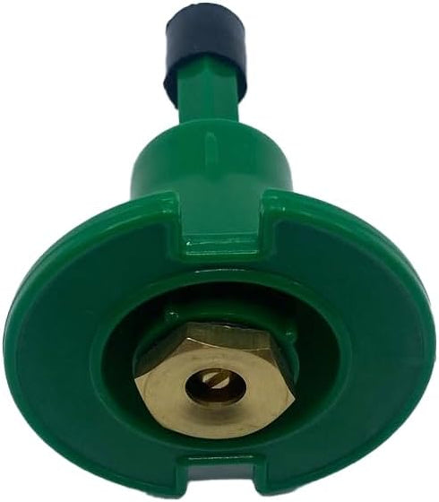 Poolzilla (5 Pack) Plastic Pop-Up Flush Head Sprinkler with Brass Full Pattern Spray Nozzle - Compatible with Flush Heads from Orbit, and Other Ma...