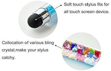 12 Pack XRONG Colors Crystal Capacitive Mini Stylus Universal Touch Screen Pen for iPhone 5s 6s, Samsung Galaxy s5 s4 s3, Android, Smartphones, iP...