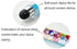 12 Pack XRONG Colors Crystal Capacitive Mini Stylus Universal Touch Screen Pen for iPhone 5s 6s, Samsung Galaxy s5 s4 s3, Android, Smartphones, iP...