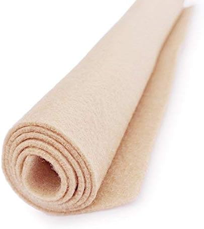 National Nonwovens Blush Pastel Orange-Pink - Wool Felt Oversized Sheet - 20 Wool Blend - 1 Each 12x18 inch Sheet...