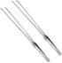 2 Pcs Stainless Steel Polished Extra-Long 10.6 inch Tongs Tweezers with Precision Serrated Tips for Garden, Aquarium Fish Tank, Kitchen, Indoor & ...