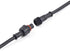 5Pairs 5pin Black Electrical Connector LED Connector for LED Lights 20cm Extension Cable 40cm/Pair 0.2mm² 15mm Nut...