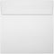 LUXPaper Square Invitation Envelopes | Peel & Press | 6 1/4" x 6 1/4" | Bright White | 70lb. Text | 50 Qty...
