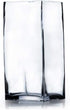 WGV Tall Square Vase Glass Block, Length 4", Height 8", Clear Bud Floral Container, Candle Holder, Planter Terrarium for Wedding Party Event, Home...