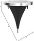 Aogist Solar Ground Lights, 8 LED Garden Lights Patio Disk Lights In-Ground Outdoor Landscape Lighting for Lawn Patio Pathway Yard Deck Walkway (W...