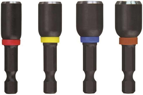 Shockwave Mag Nut Driver Set (1/4", 5/16", 3/8", 7/16")...