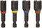 Shockwave Mag Nut Driver Set (1/4", 5/16", 3/8", 7/16")...
