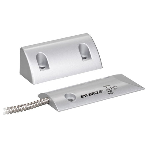 Seco-Larm SM-226RQ ENFORCER Overhead Door-Mount Magnetic Contact, Closed Loop, Adjustable to Fit Most Door-channel Widths, 2-3/4" (70mm) Gap, 24" ...