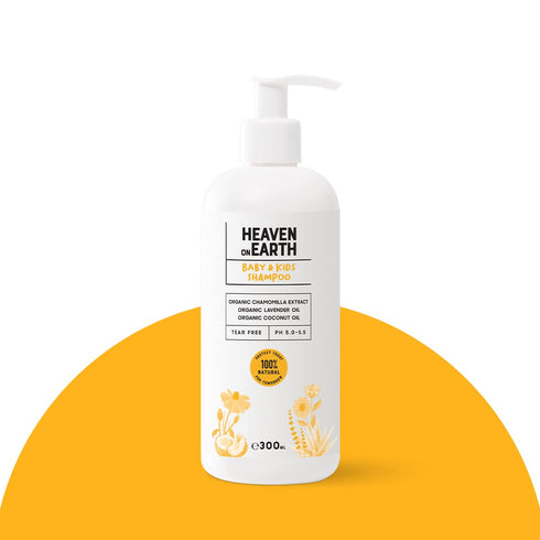 Heaven on Earth - Baby Shampoo and Body Wash, Natural Plant Based Tear Free Shampoo for Kids & Toddlers, Ideal Cradle Cap, Paraben Sulfate Gluten ...