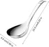 Luxshiny Rice Scooper Stainless Steel Rice Spoon, Rice Paddle Large Soup Spoon Kitchen Utensil for Home Kitchen Stainless Steel Spoon...