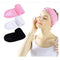 3Pcs Pink Spa Headband, Make up Hairband, Stretch Terry Cloth Headbands and Face Wash Wristband Set, Makeup Headbands Wrist Towels for Washing Fac...