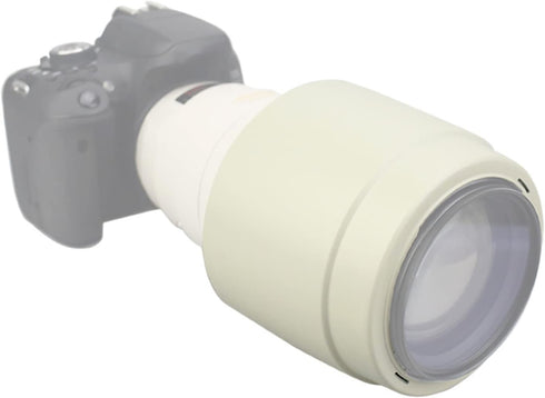 Hilitand Lens Hood,ET?83C Camera Lens Hoods Reversible Photography Accessory, for Canon EF 100?400mm F/4.5?5.6L is USM Lens (White)...