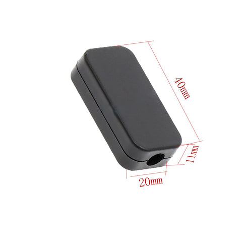 Waterproof Electrical Project Case Power Junction Box, Project Box with Cover Black Plastic (40 x20 x 11mm), 10 Pack...