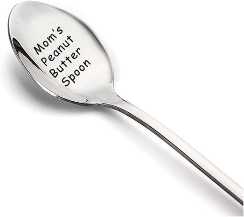 Gift for Mom from Daughter Son - Mom's Peanut Butter Spoon Gifts for Mom Peanut Butter Lovers Gift for Mother Mom Christmas Birthday Gifts for Mom...