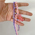 Lovely Gummy Bear Pendant Necklace Pink Acrylic Chunky Chain Cute Candy Color Bear Necklace for Women Jewelry Gift...