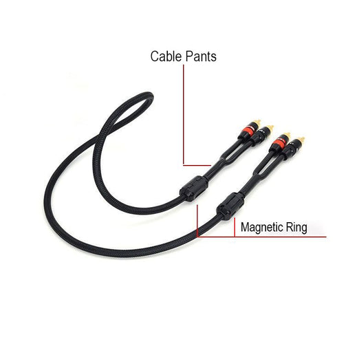 Cable Pants, Speaker Wire Pants (?13mm-2x4.3mm/ 0.511"- 2X 0.168) Dressing Up Or Protecting Your Speaker Cables, Audio Subwoofer DIY Accessories.....