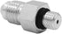 (4-PACK) 6400-04-02-O Hydraulic Hose Adapter Fitting 1/4" Male JIC 37° Flare (7/16"-20UNF) × 1/8" Male O-Ring Boss (5/16"-24UNF) SAE Straight Pipe...