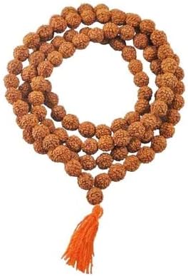 Nepali Rudraksha Mala with Certificate for Wearing and Japa Mala (5 Mukhi Mala, 108 Beads Mala)....