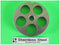 #12 x 3/4" (20.0mm) STAINLESS STEEL Meat Grinder plate disc for Hobart LEM Cabelas Universal MTN & others...