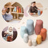 OESSUF Russian Nesting Dolls for Kids Silicone Easter Toys Matryoshka Doll Montessori Educational Toy Bears Stacking Nesting Doll Toys for Toddler...