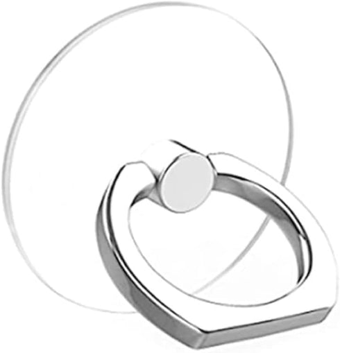 Cell Phone Ring Stand Holder,4 PCS Transparent Finger Ring Holder,360° Degree Rotation Kickstand Phone Ring Grips Compatible with Most Smartphones...