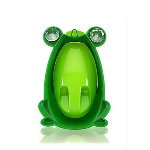 Cute Frog Potty Training Urinal for Boys with Funny Aiming Target - Blackish Green...