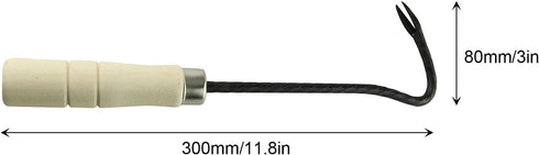 Hand Weeder Stainless Steel Hand Weeding Tool Weed Remover Puller Fork Lawn Garden Tool...
