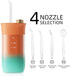 Water Dental Flosser for Adults for Teeth Cleaning 3 Modes- Portable & Reachargeable IPX7 Waterproof Level Dental Water Jet, Orange,green...