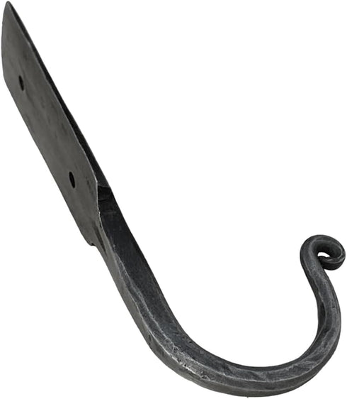 Hand Forged Metal Wall Hook Wrought Iron Handmade Wall Towel Hooks Rack Black Antique Finish BY LIVING IDEAS...