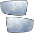 Rearview Mirror Glass BK3Z17K707B, Passenger Side Door Mirror Glass Lower Wing Mirror Glass, Compatible with Ford Transit 2014-2020 MK8 2015-2019 ...