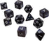 Ultra PRO - Eclipse 11 Dice Set (Jet Black) - Great Dice Set for All Kinds of Card Games and Board Games Such As, DND, MTG, and RPG - UP Your Game...