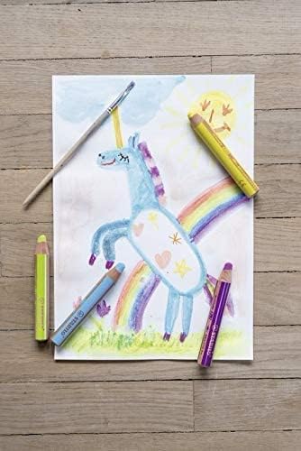 STABILO Multi-talented Pencil woody 3-in-1 - Pack of 2 Pencils - Gold & Silver...